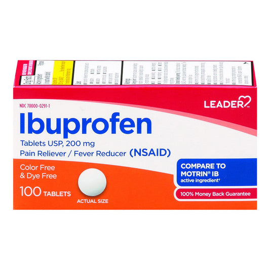 Leader Ibuprofen, 200 Mg, Tablets