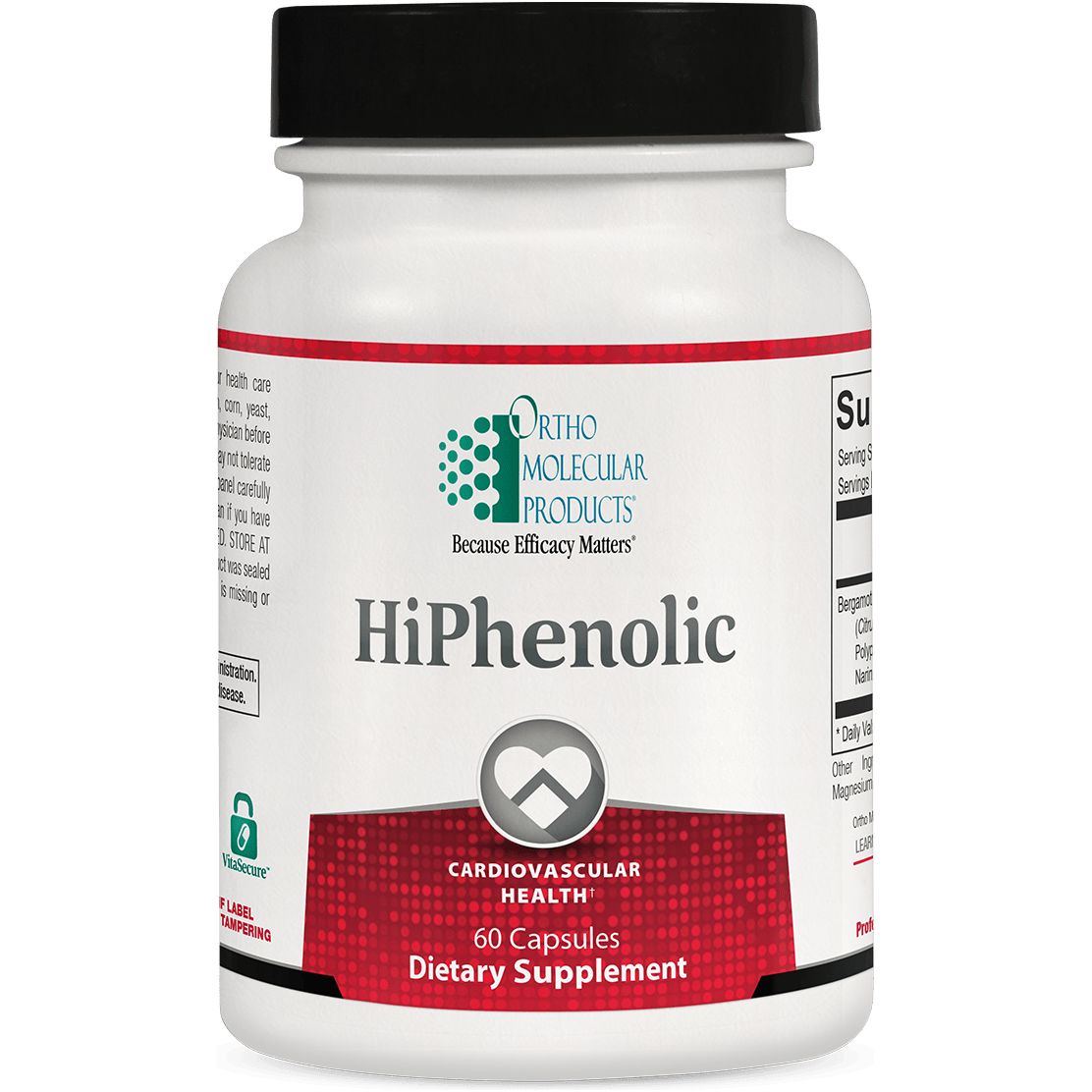 Ortho Molecular Products HiPhenolic Dietary Supplement 60 Capsules