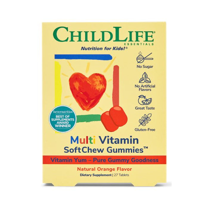 ChildLife Multi Vitamin, Tablets, Natural Orange Flavor