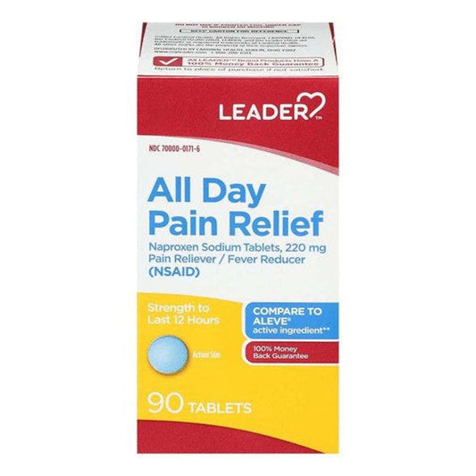 Leader Health Care All Day Pain Relief Tablets