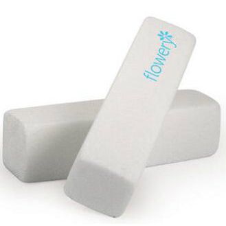Flowery Polar Bar White Block Nail File 1