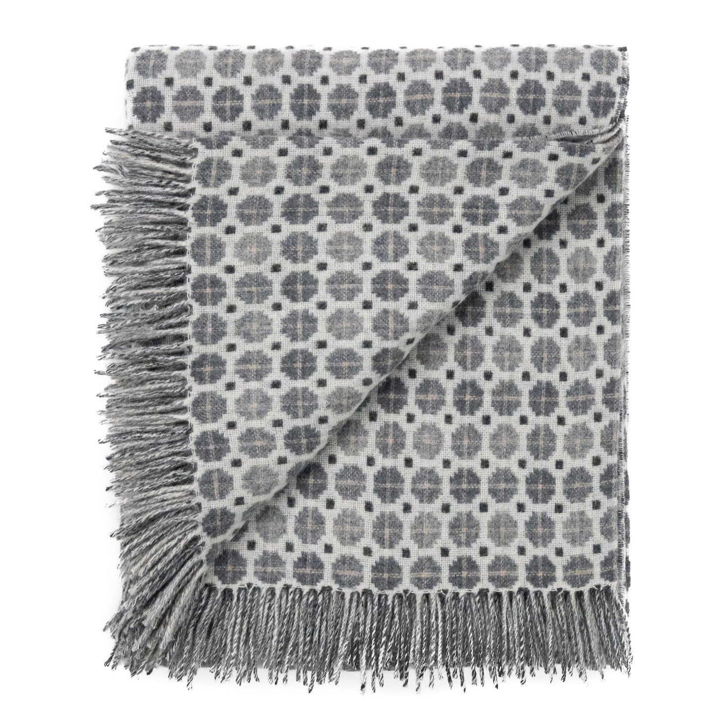Southampton Home Merino Wool Medallion (Grey)