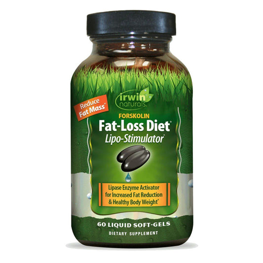 Irwin Naturals Forskolin, Fat-Loss Diet, 60 Liquid Soft-Gels