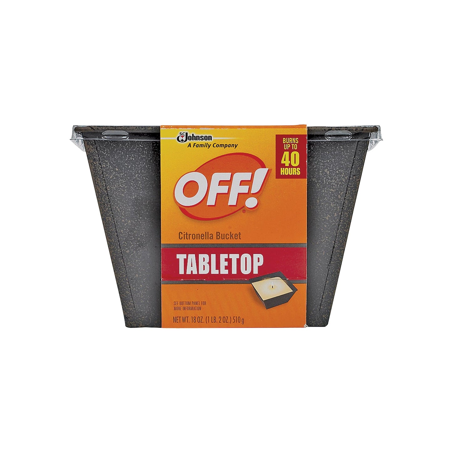 Off Candle, Tabletop, Citronella Scented, Backyard 18 Oz