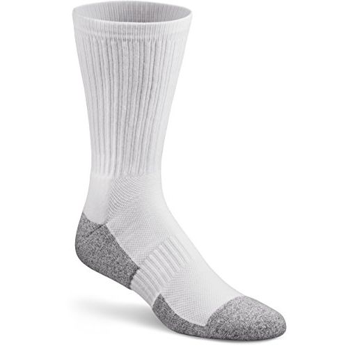 Dr. Comfort Diabetic Crew Socks - White Large