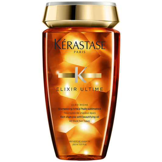 Kerastase Elixir Ultime Oleo Riche Shampoo For Thick Hair Types 8.5 Oz
