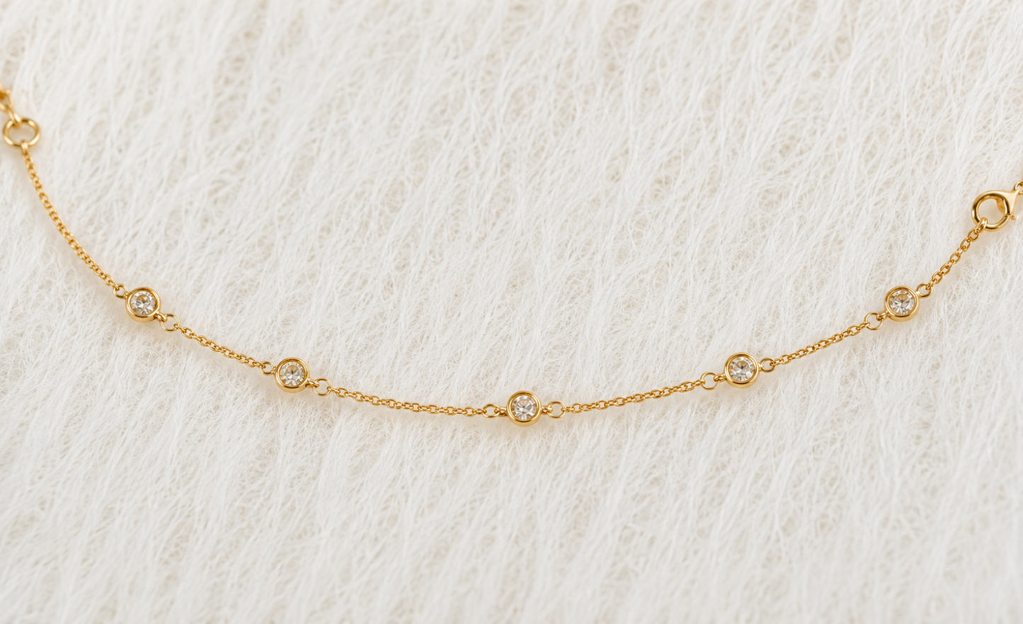 April Birthstone Bracelet — Crystal