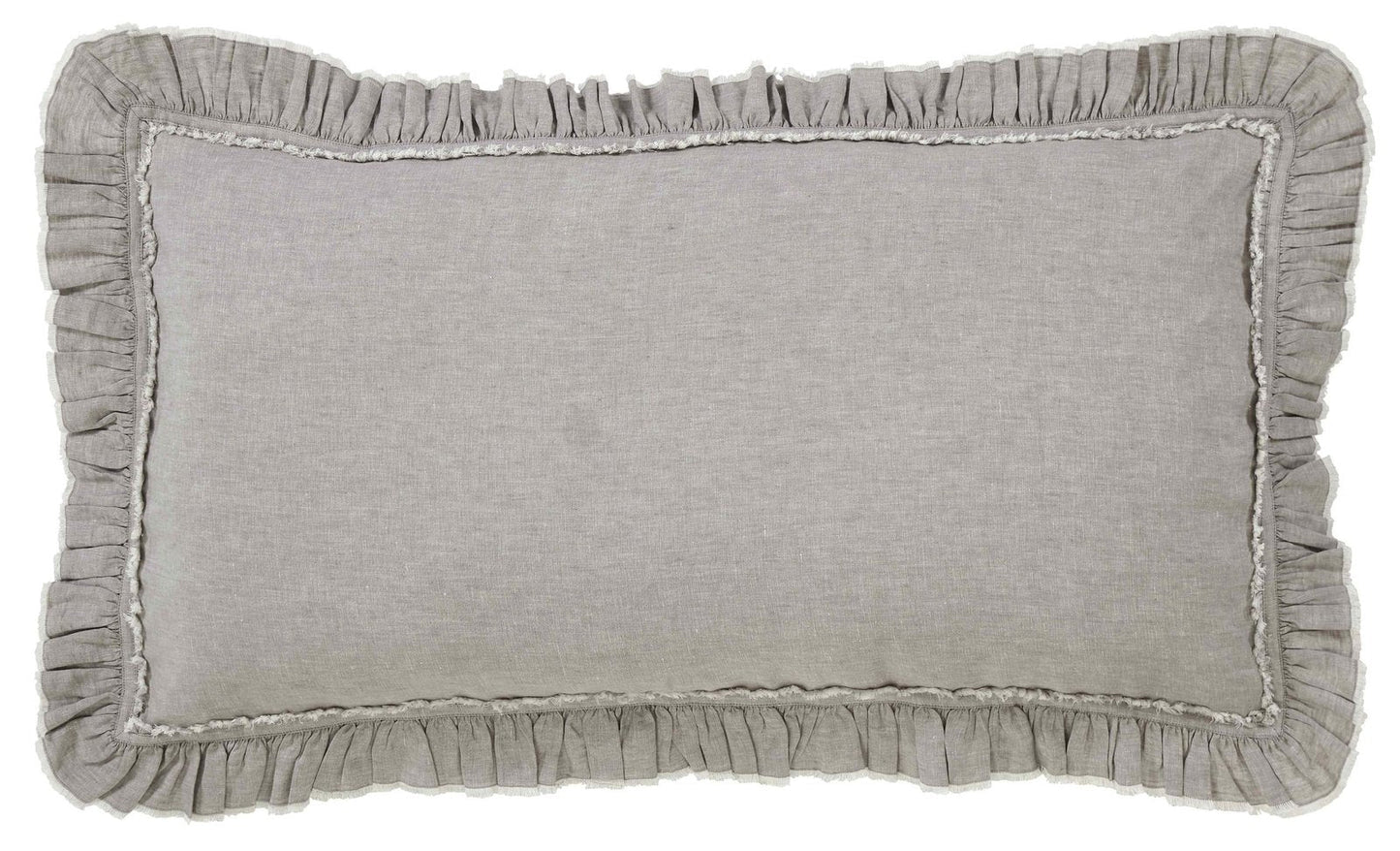 Ruffle European Linen Duvet Sham