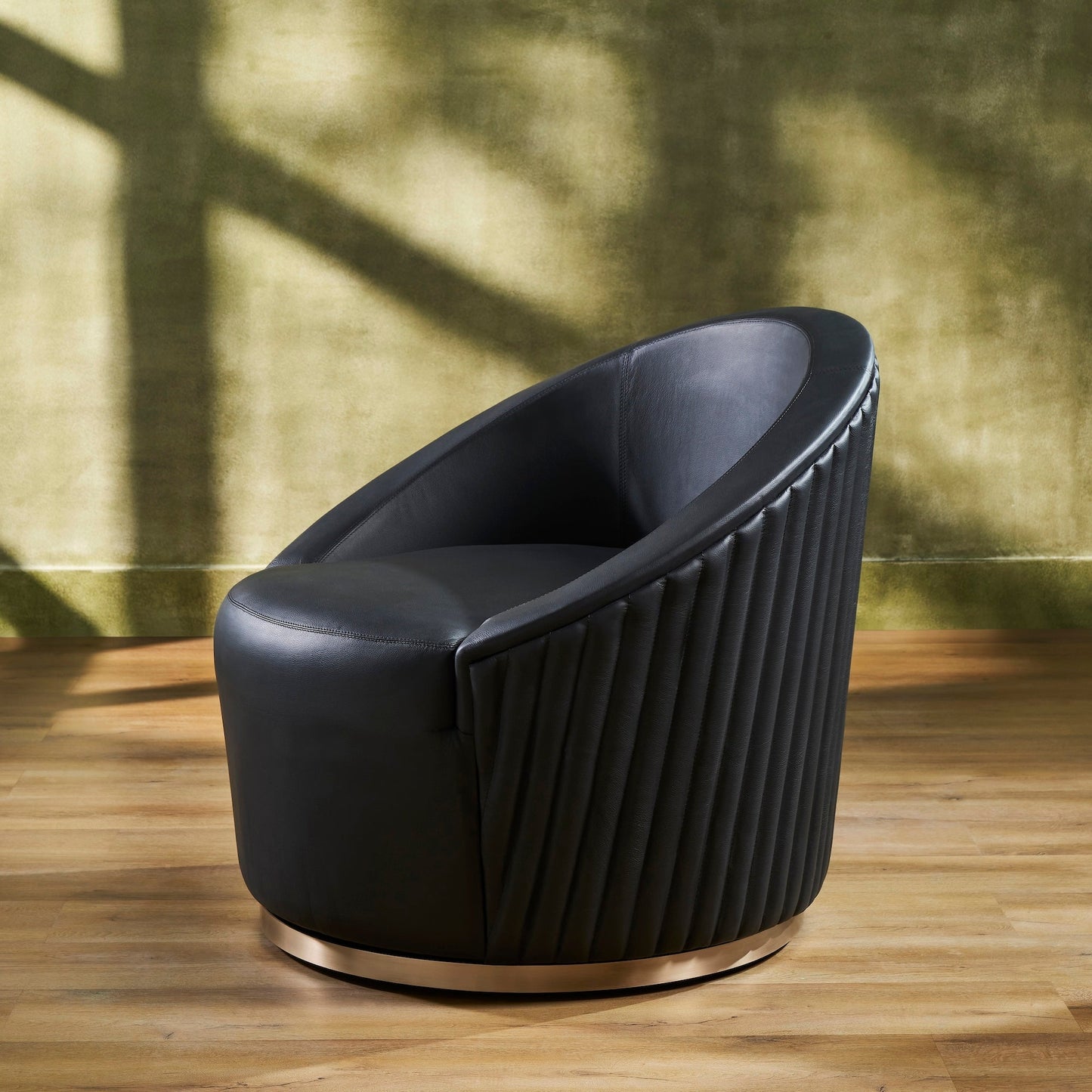 Dawson Leather Swivel Chair