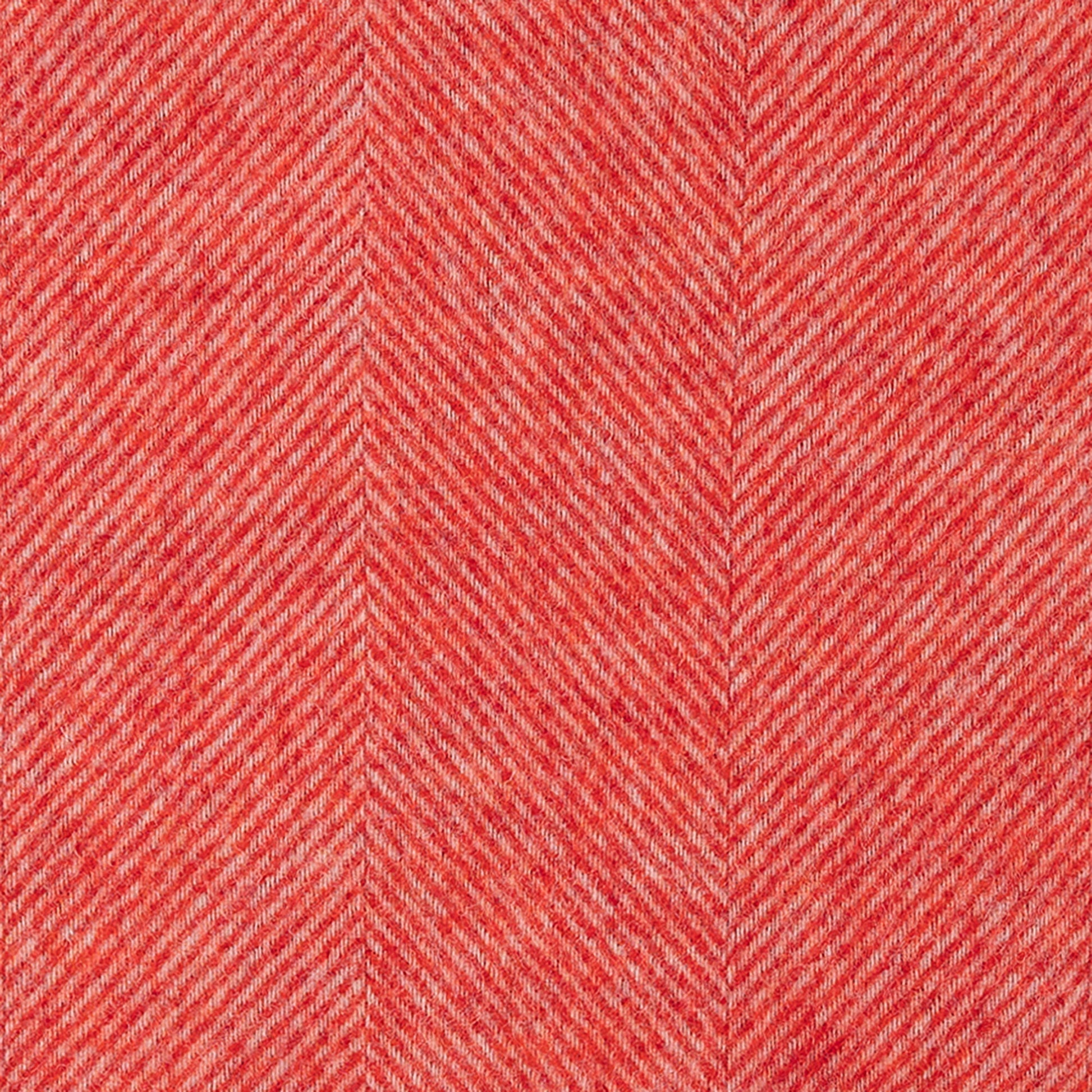 Southampton Home Shetland Lambswool Herringbone Throw – Watermelon | Woven in England - Osadia Concept Store