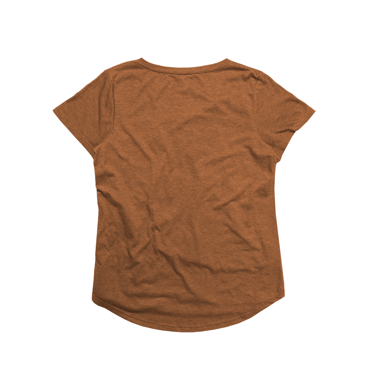 Ladies Eco-Triblend Drop Hem V-Neck Pocket Tee