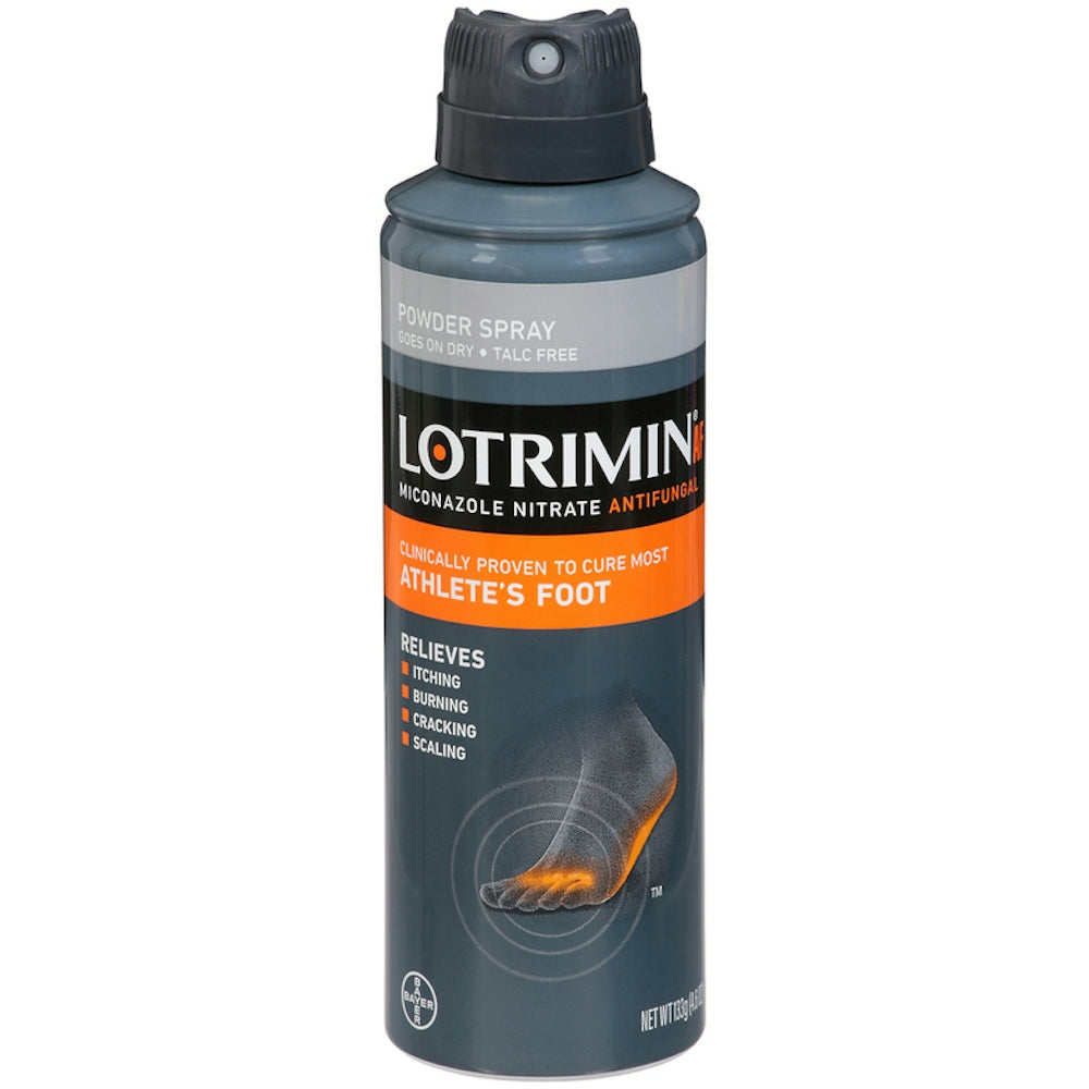 Lotrimin Powder Spray, Miconazole Nitrate Antifungal, Athlete's Foot