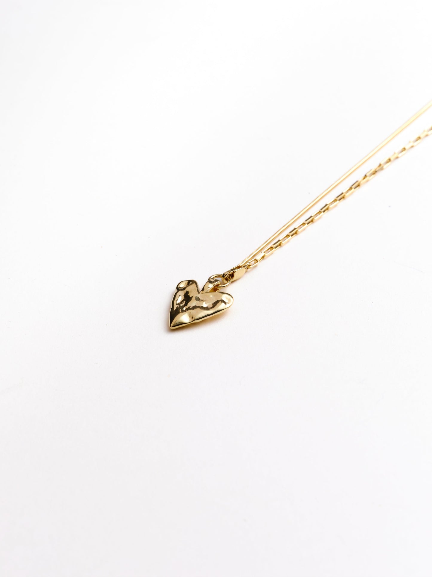 Jessie Beaten Heart Necklace