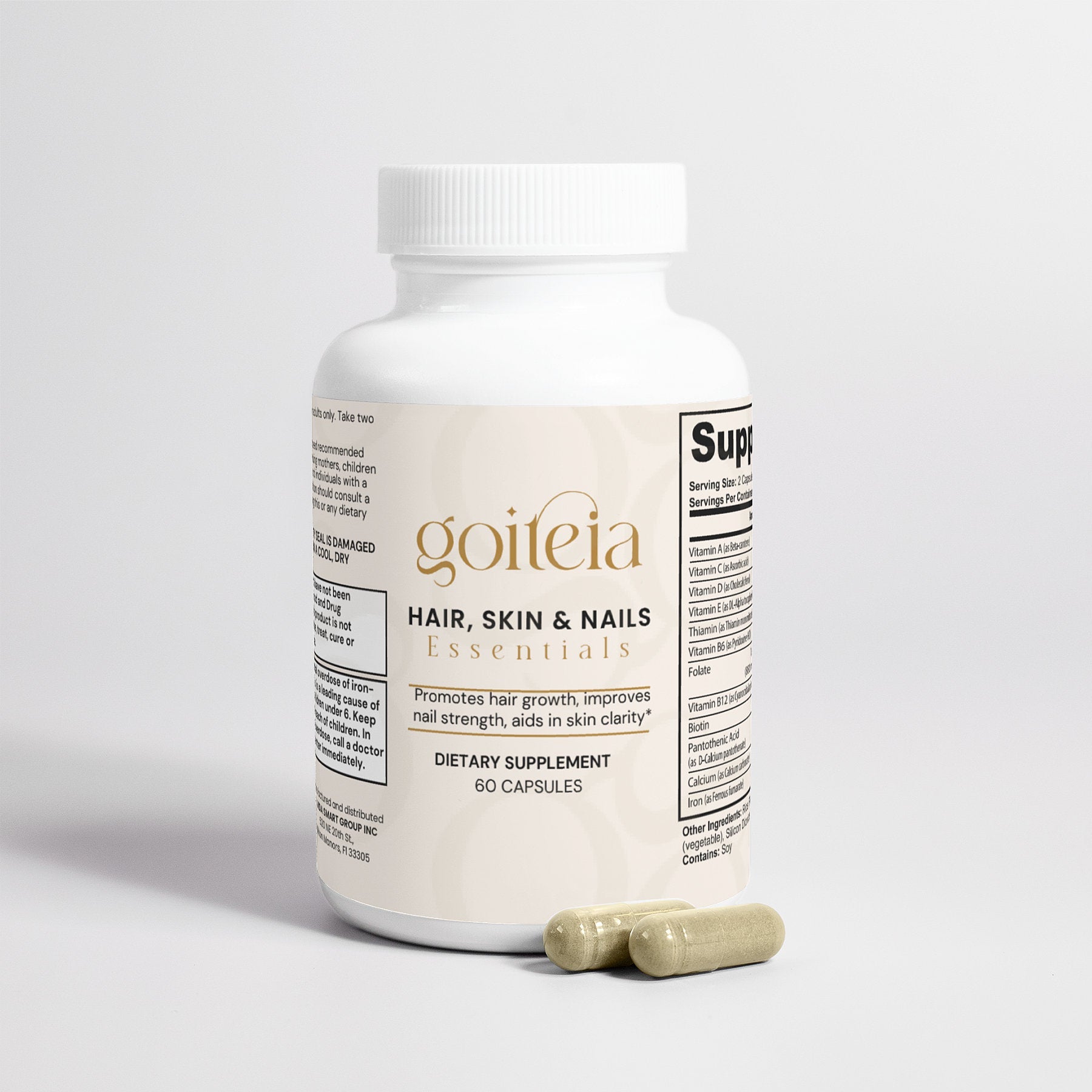 Goiteia Hair, Skin and Nails Essentials 60 caps - Osadia Concept Store