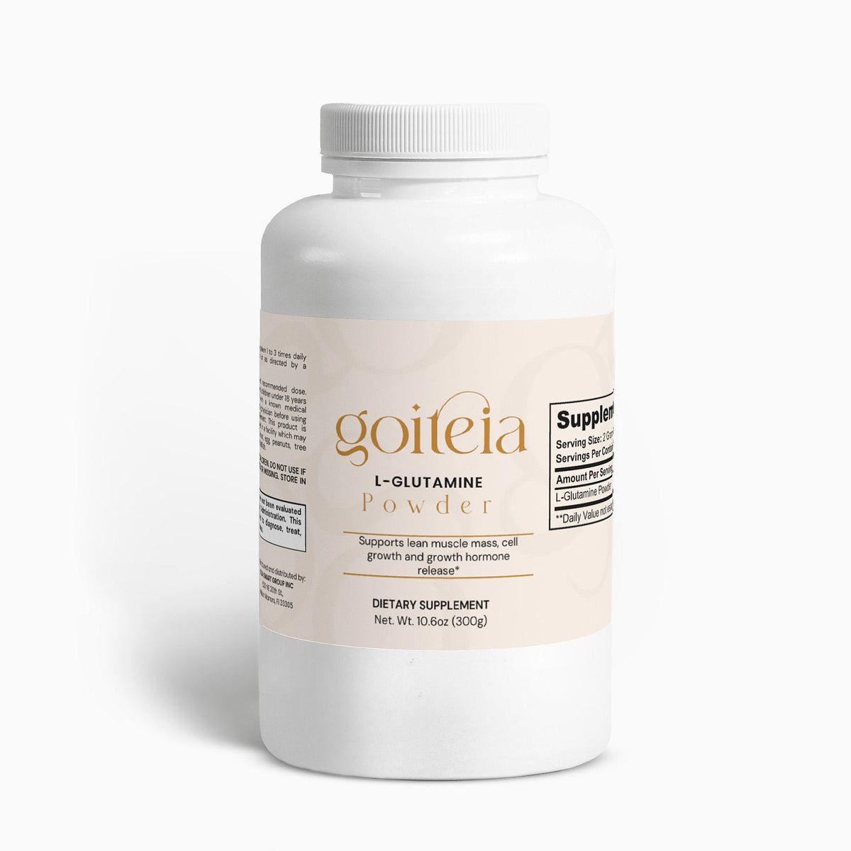 Goiteia L-Glutamine Powder 10.6 Oz (300g) - Osadia Concept Store