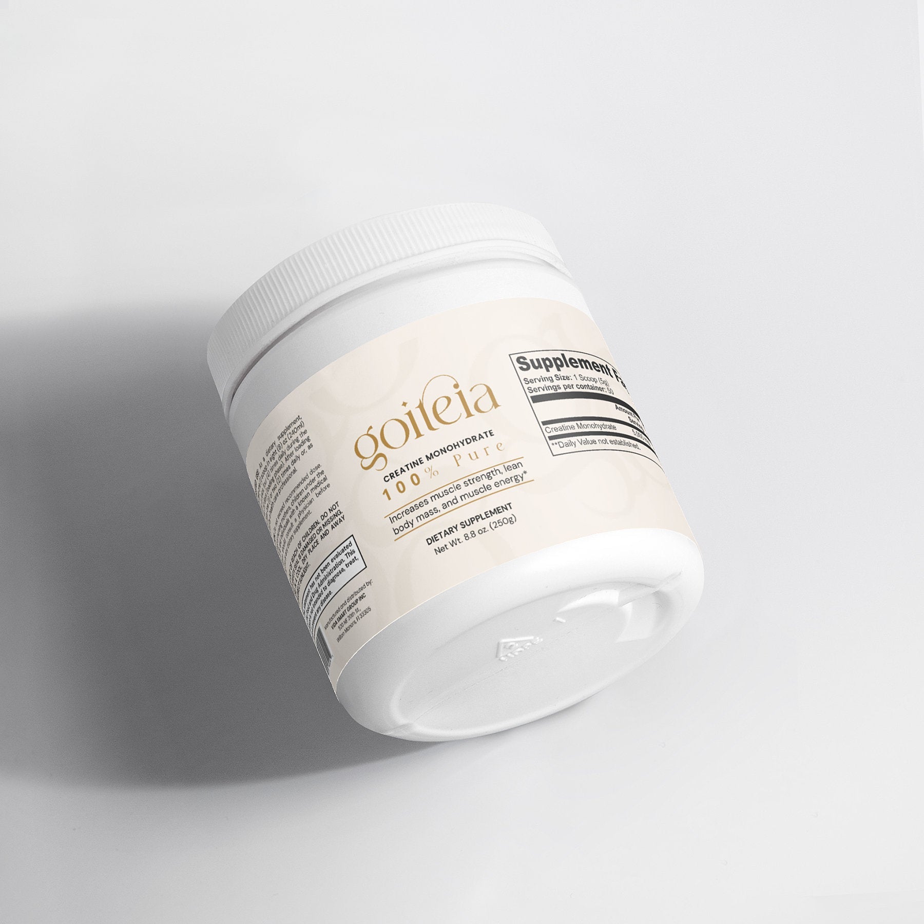 Goiteia Creatine Monohydrate 8.8 Oz (250g) - Osadia Concept Store