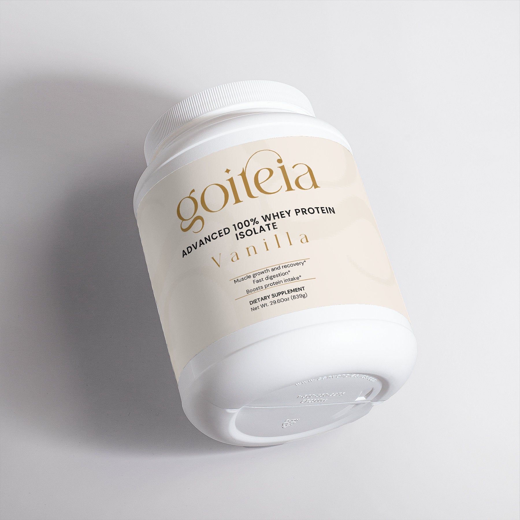 Goiteia Advanced 100% Whey Protein Isolate (Vanilla) 29.60 oz./839 g - Osadia Concept Store