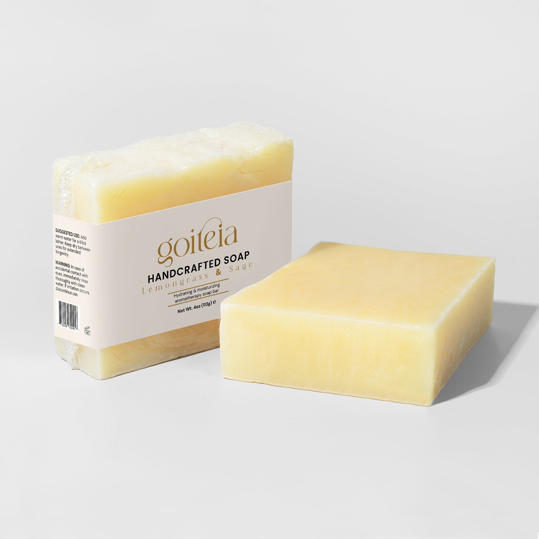 Goiteia Lemongrass & Sage Soap 4 oz (113g) - Osadia Concept Store