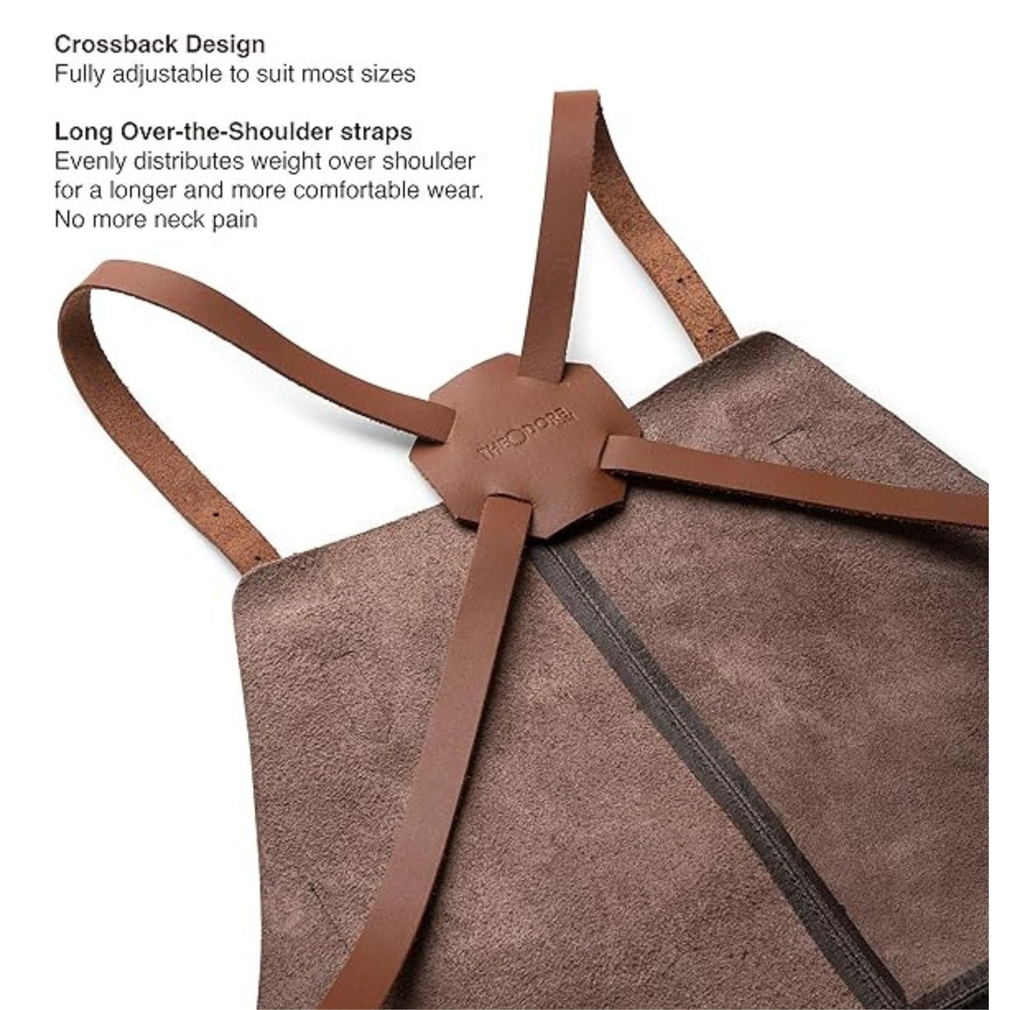 Theodore Leather Work Apron