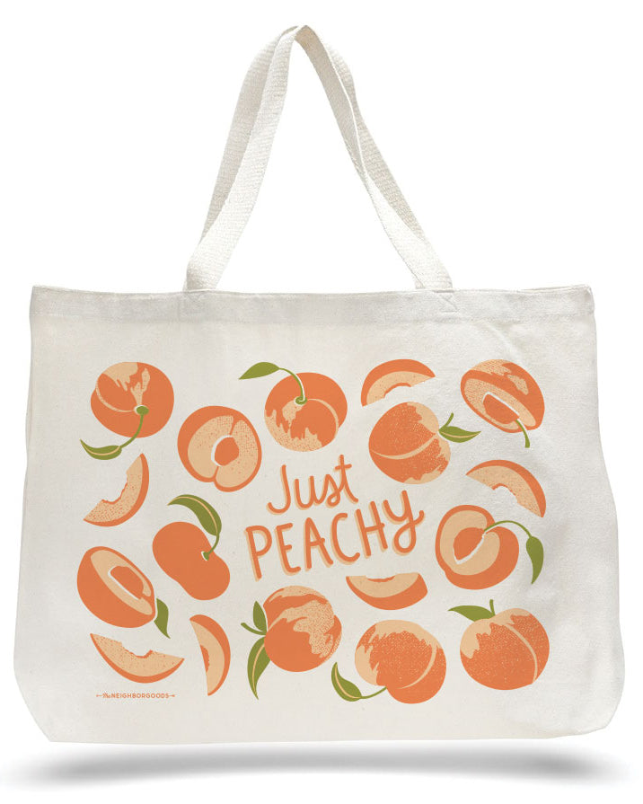 Peach Tote Bag