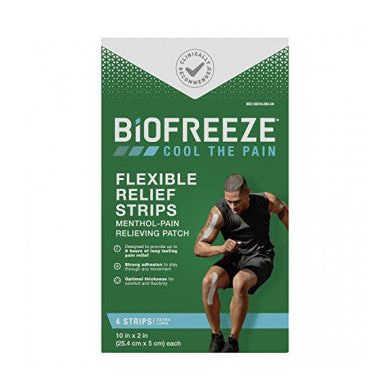 Biofreeze Flexible Relief Strips - 4ct