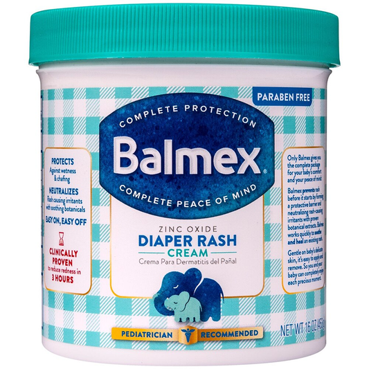 Balmex Complete Zinc Oxide Protection Diaper Rash Cream - 16 Oz