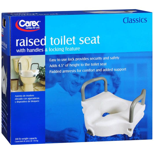 Carex Raised Toilet Seat With Arms