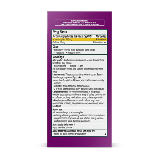 Excedrin Tension Headache 500 Mg Pain Reliever/Pain Reliever Aid