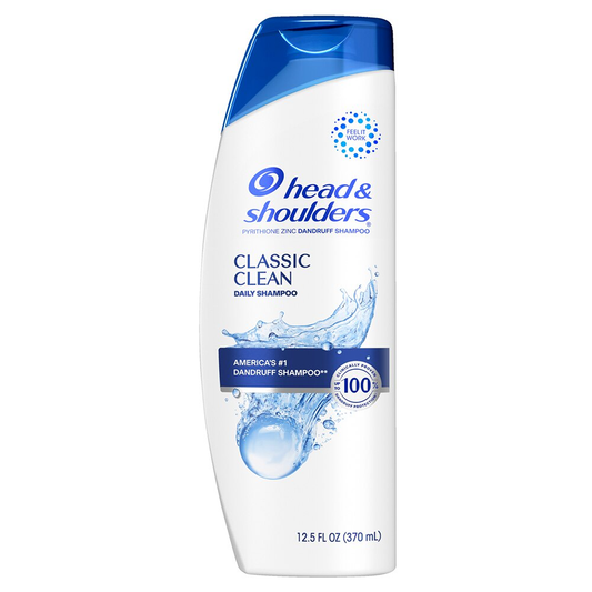 Head & Shoulders Classic Clean Daily Dandruff Shampoo 12.5 Fl Oz