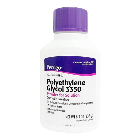 Perrigo Polyethylene Glycol 3350 8.3 Oz Powder