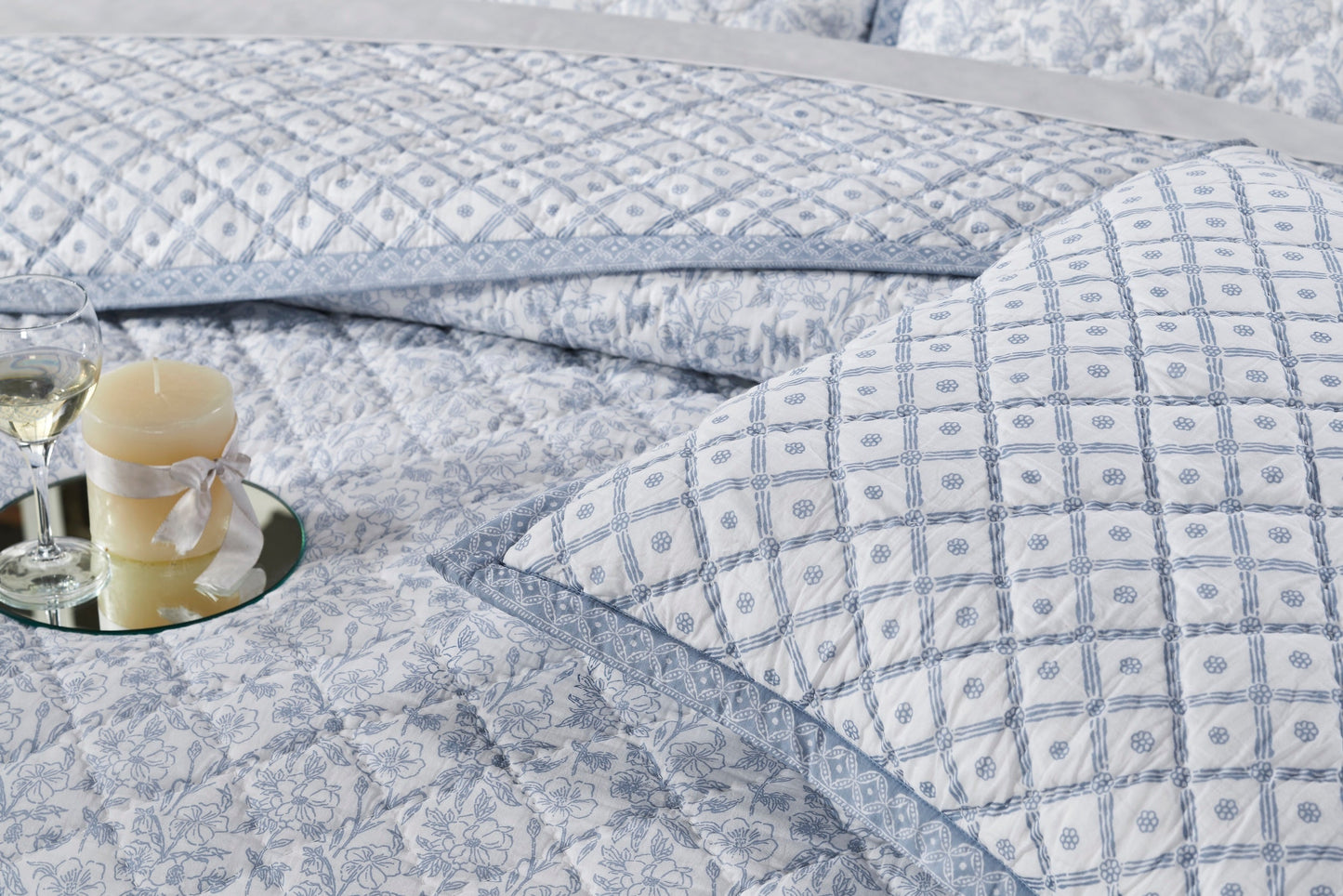Bliss Printed Cotton Quilted Quilt