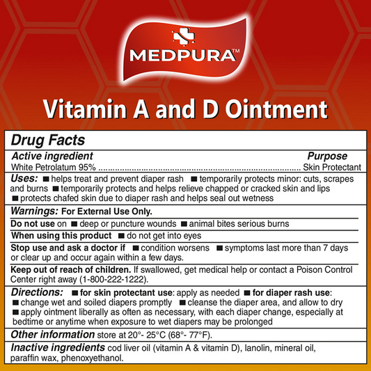 A+D Akron Vitamin A & D Ointment, 4oz