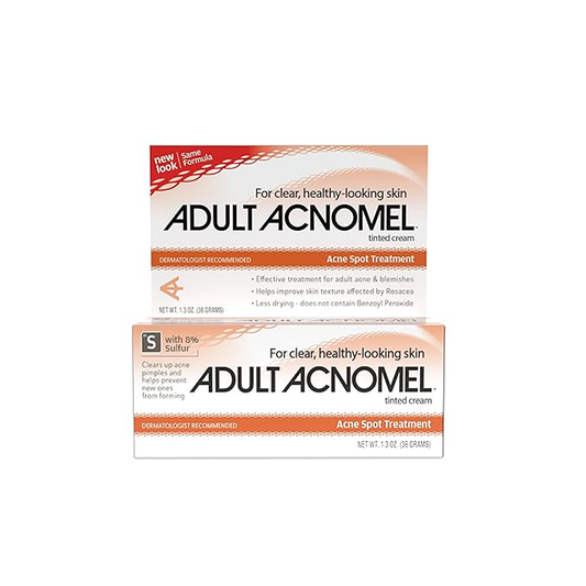 Adult Acnomel Tinted Acne Medication Cream, 1.3 Oz