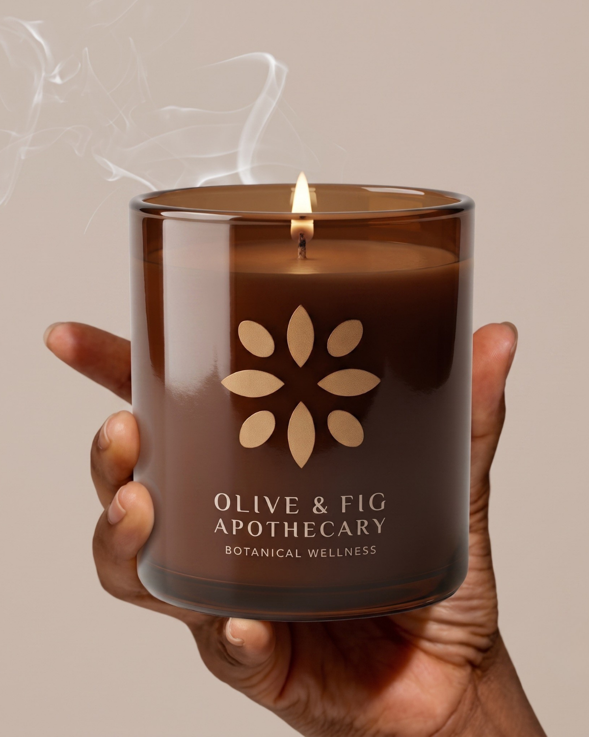 Olive & Fig Apothecary Ember Bean scented 2-wick 11 oz candle