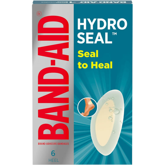 Band-Aid Brand Hydro Seal Adhesive Bandages For Heel Blisters, Waterproof Blister Pad & Hydrocolloid Gel Bandage, Sterile & Long-Lasting