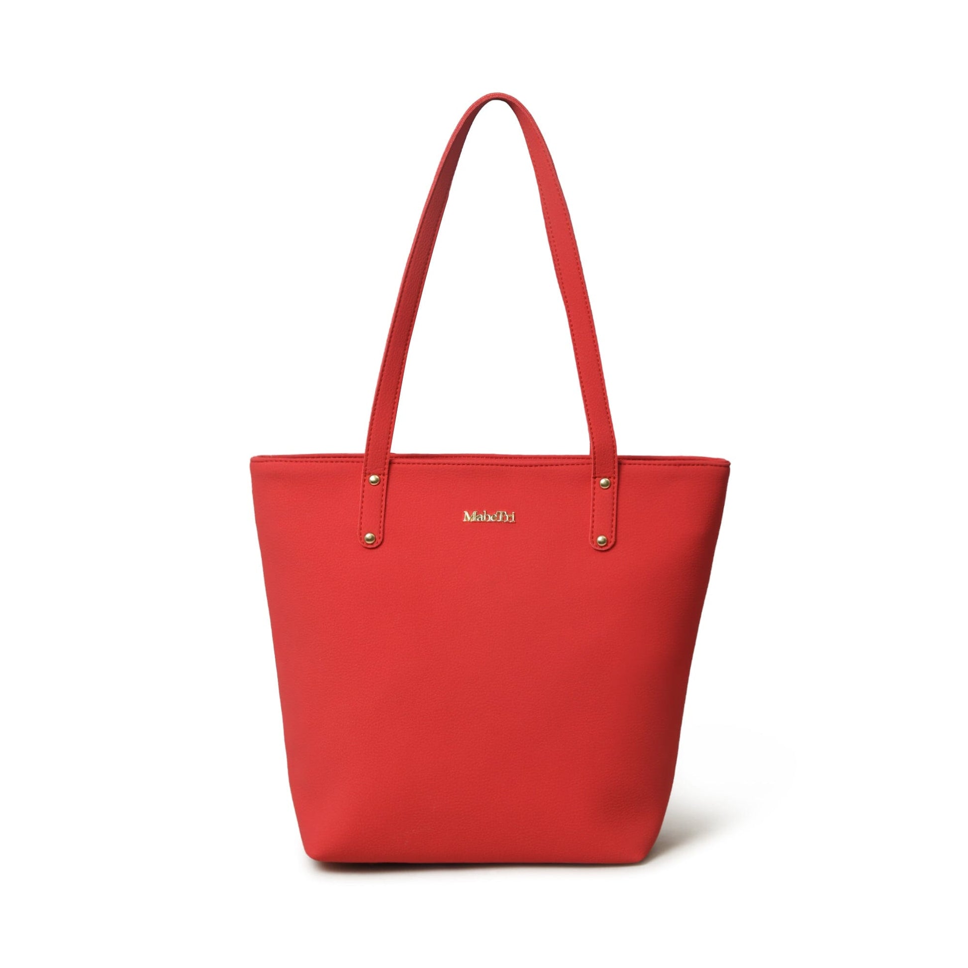 Era Vegan Leather Tote - Coral Red - Osadia Concept Store