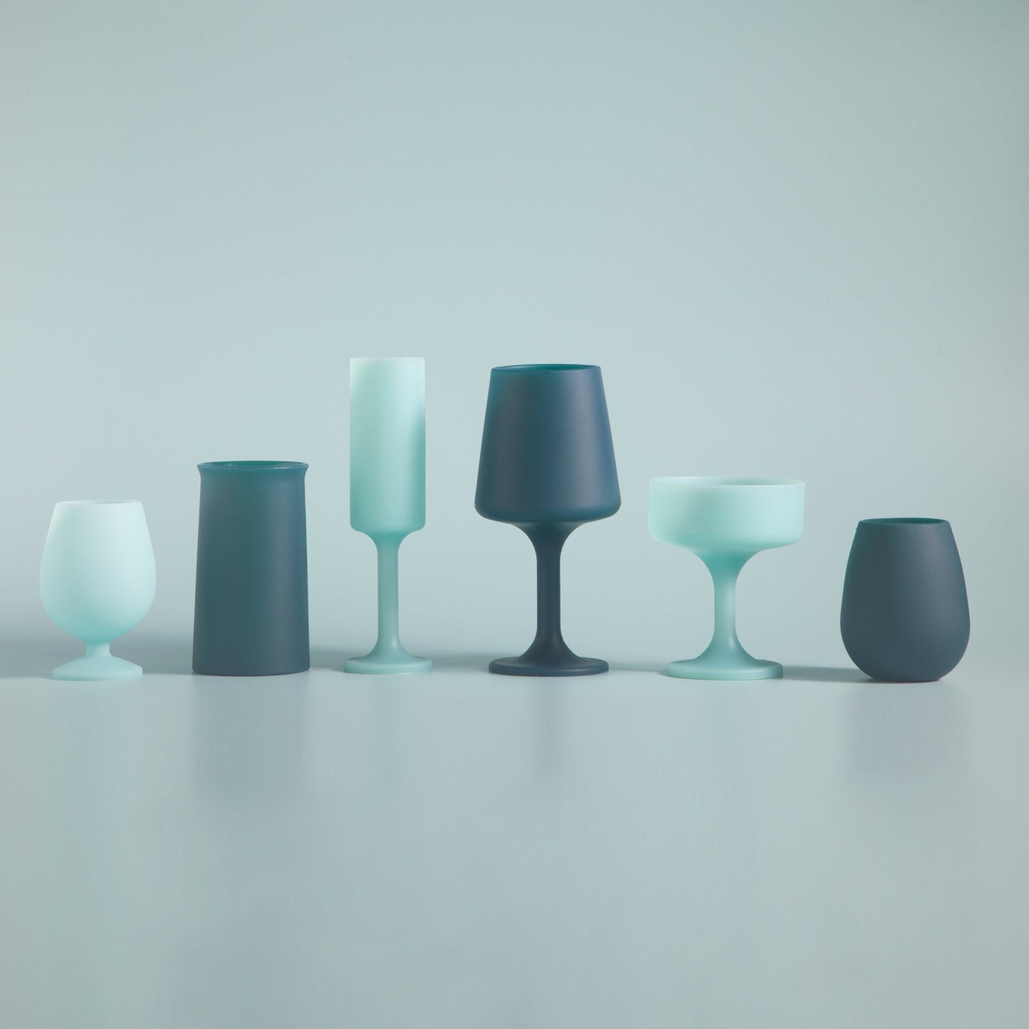 Mist + Ink | Stemm | Silicone Unbreakable Wine Glasses