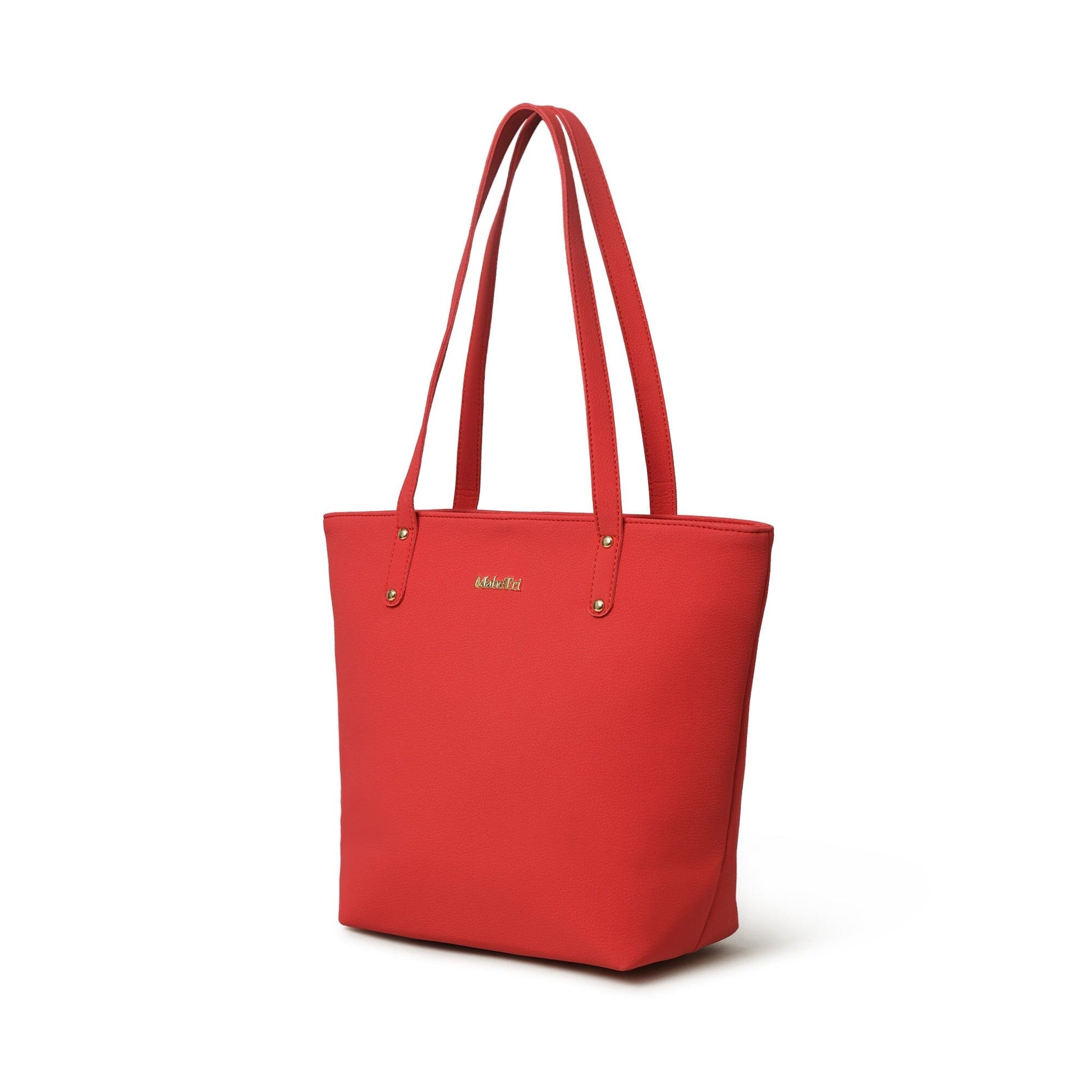 Era Vegan Leather Tote - Coral Red - Osadia Concept Store