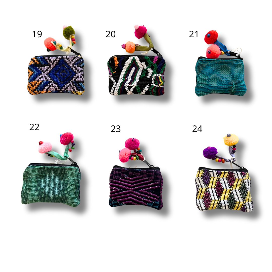 Maya Up-cycled Huipil Cosmetic One-of-a-Kind Bag (Tiny) - Guatemala - Osadia Concept Store