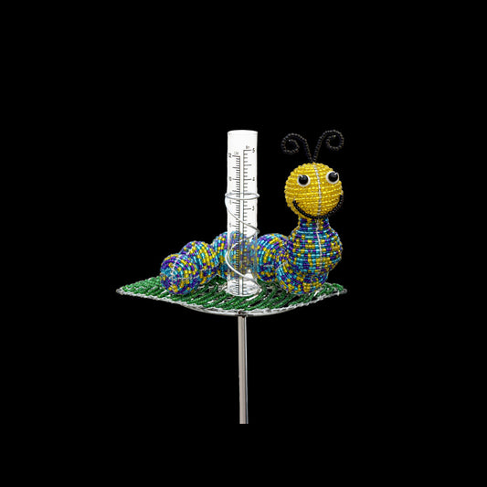 Rain Gauge, Caterpillar (Set of 2)