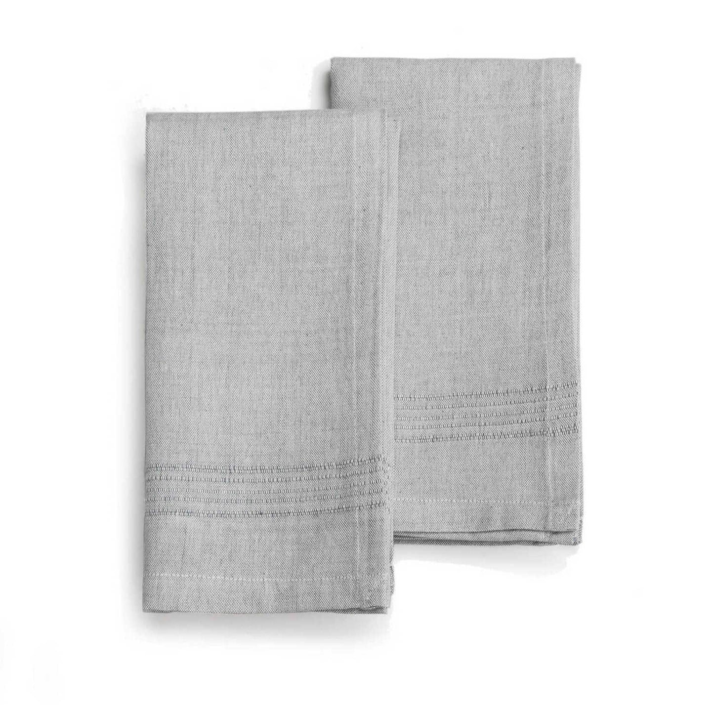 ECOLOOM Handwoven Cotton Napkins – Set of 2. Cotton – Fair Trade – Artisan Made