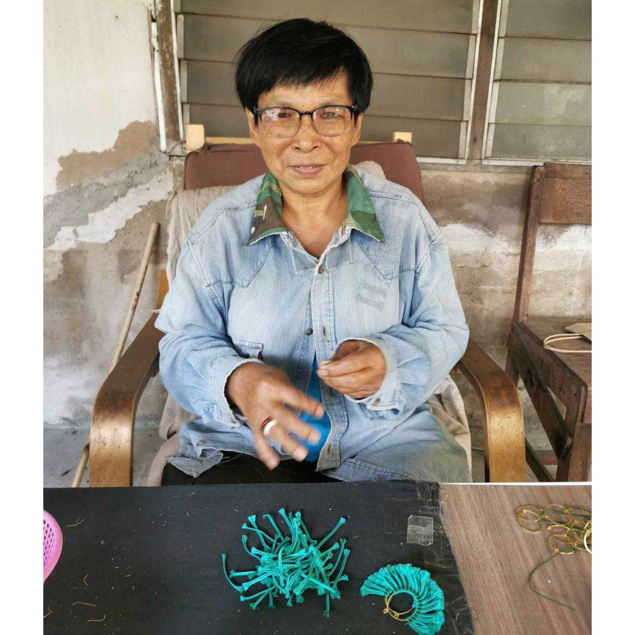 Nora Triple Tassel Silk Boho Lightweight Earrings - Thailand