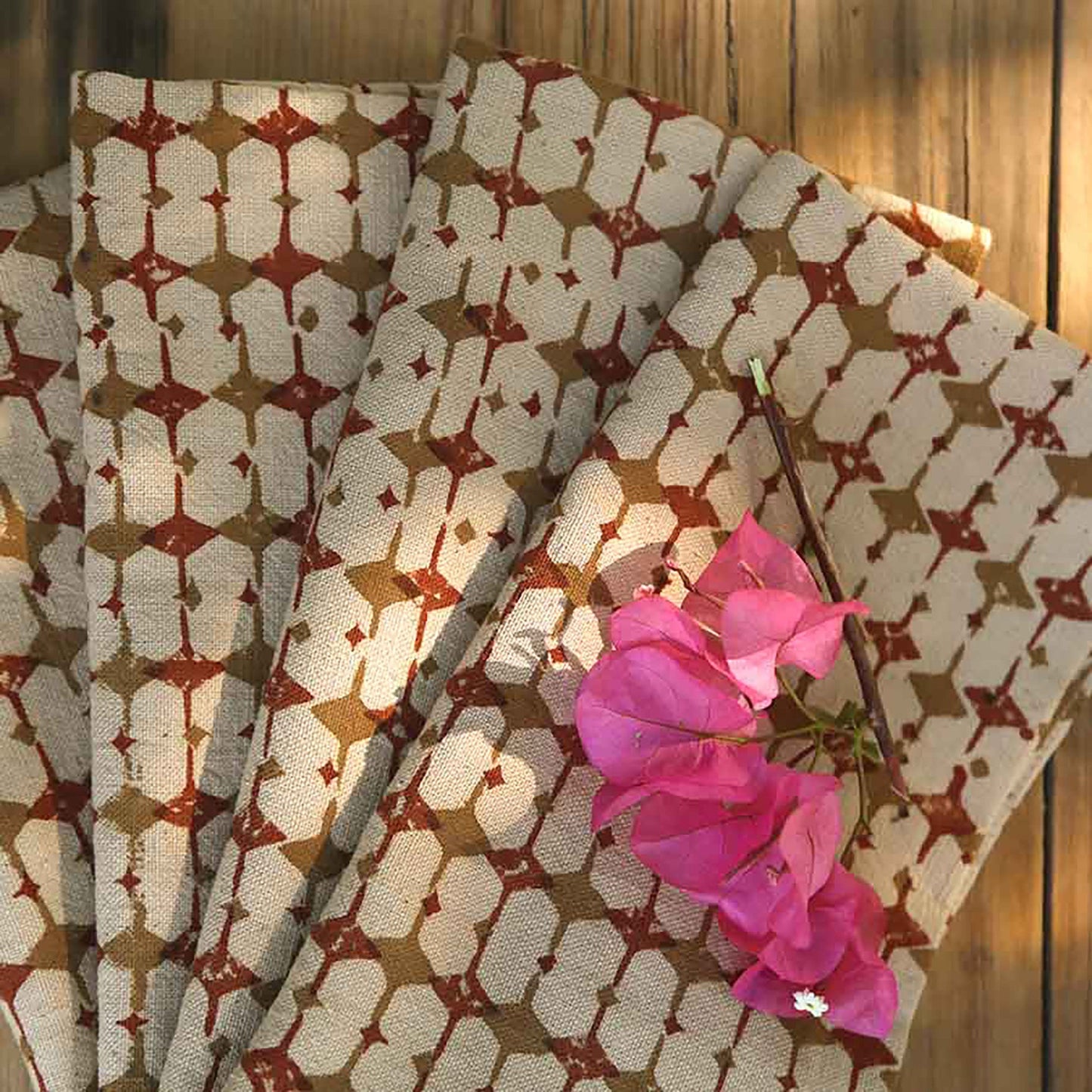 Sustainable Dinner Napkins (Set of 4) - Golden Hour