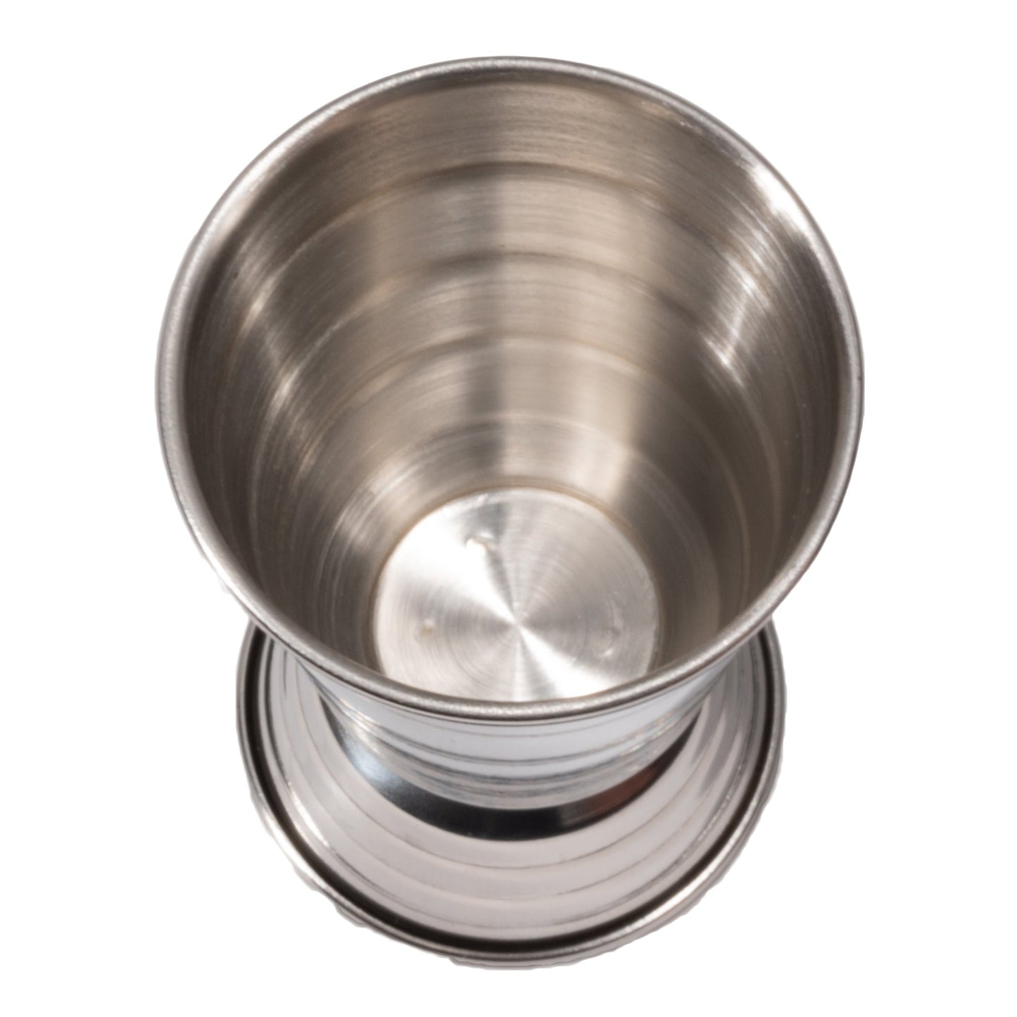 Art Deco Double-Sided 8 Stepped Jigger ~ Silver ~