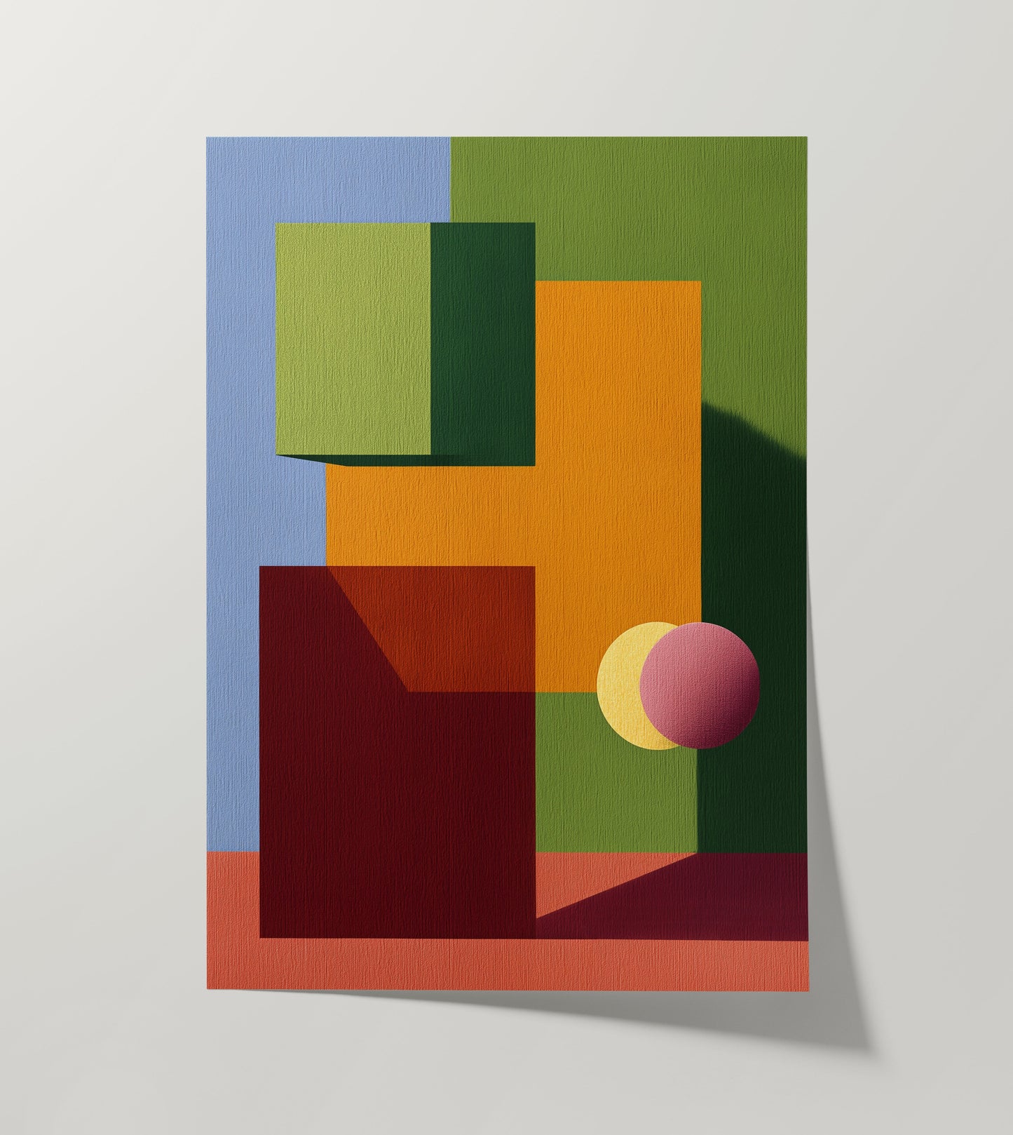 Form and Structure No. 11 — Geometric Abstract Art Print