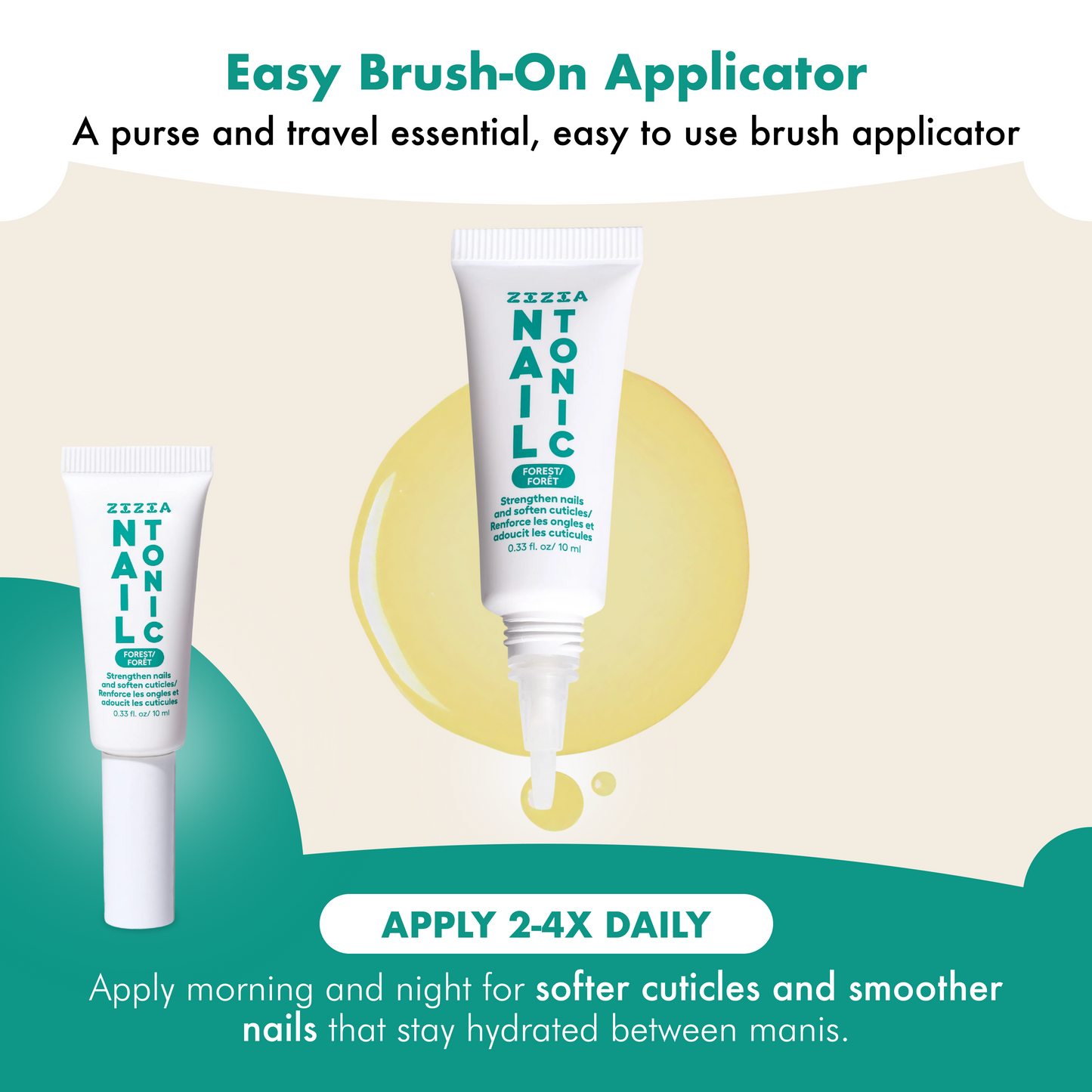 Nail Tonic Trio (Unscented, Citrus + Forest)