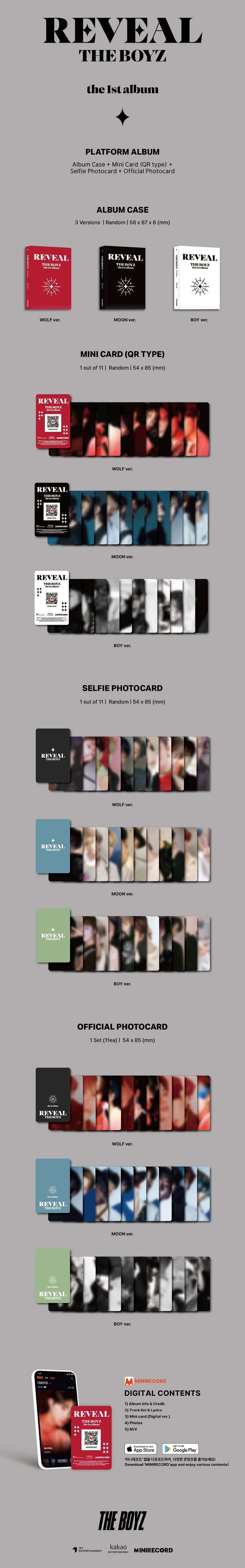 The Boyz 1st Album - Reveal (Platform Ver.)