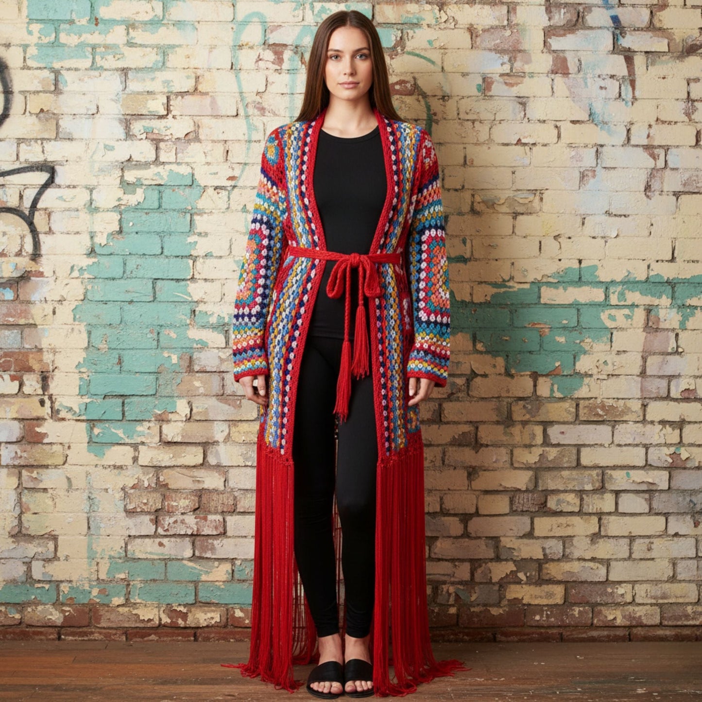 Limited Edition: Woodstock Dreams Boho Crochet Fringe Kimono