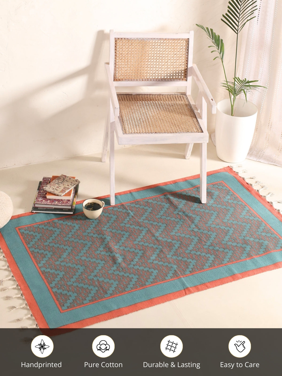 Chintz Cotton Rug (36" x 60")