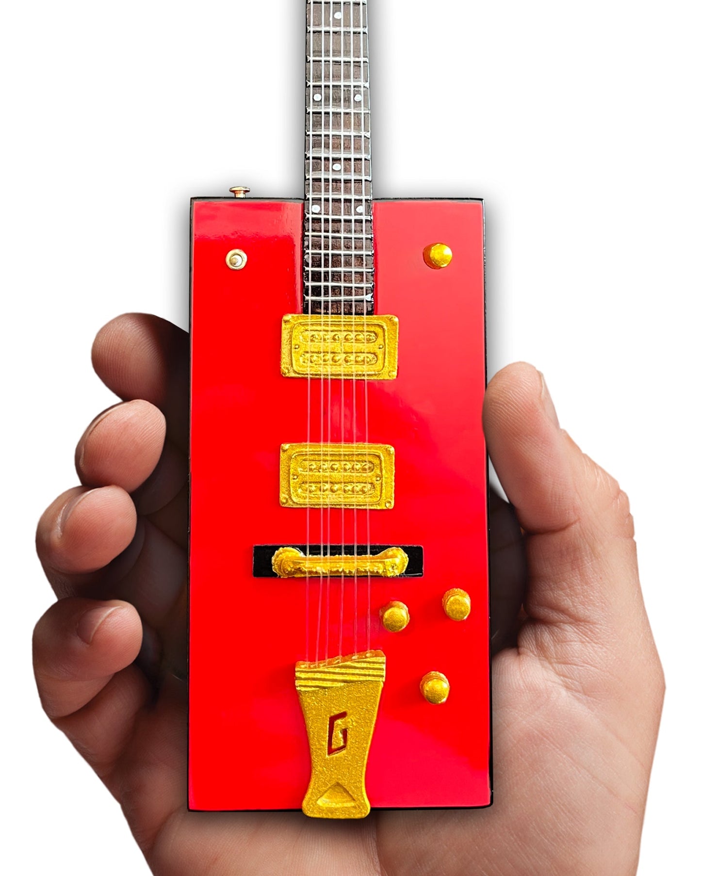 Bo Diddley Signature Firebird Red Gretsch G6138 Box Mini Guitar Model - Osadia Concept Store